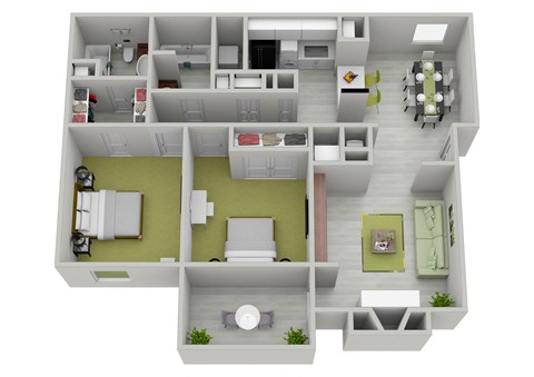 2 bedroom 2 bathroom